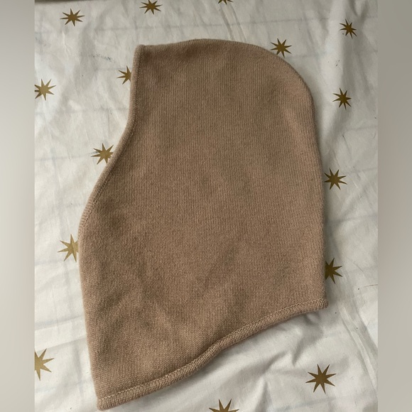 Vintage Banana Republic Beige Cashmere Balaclava Hood - Picture 7 of 8